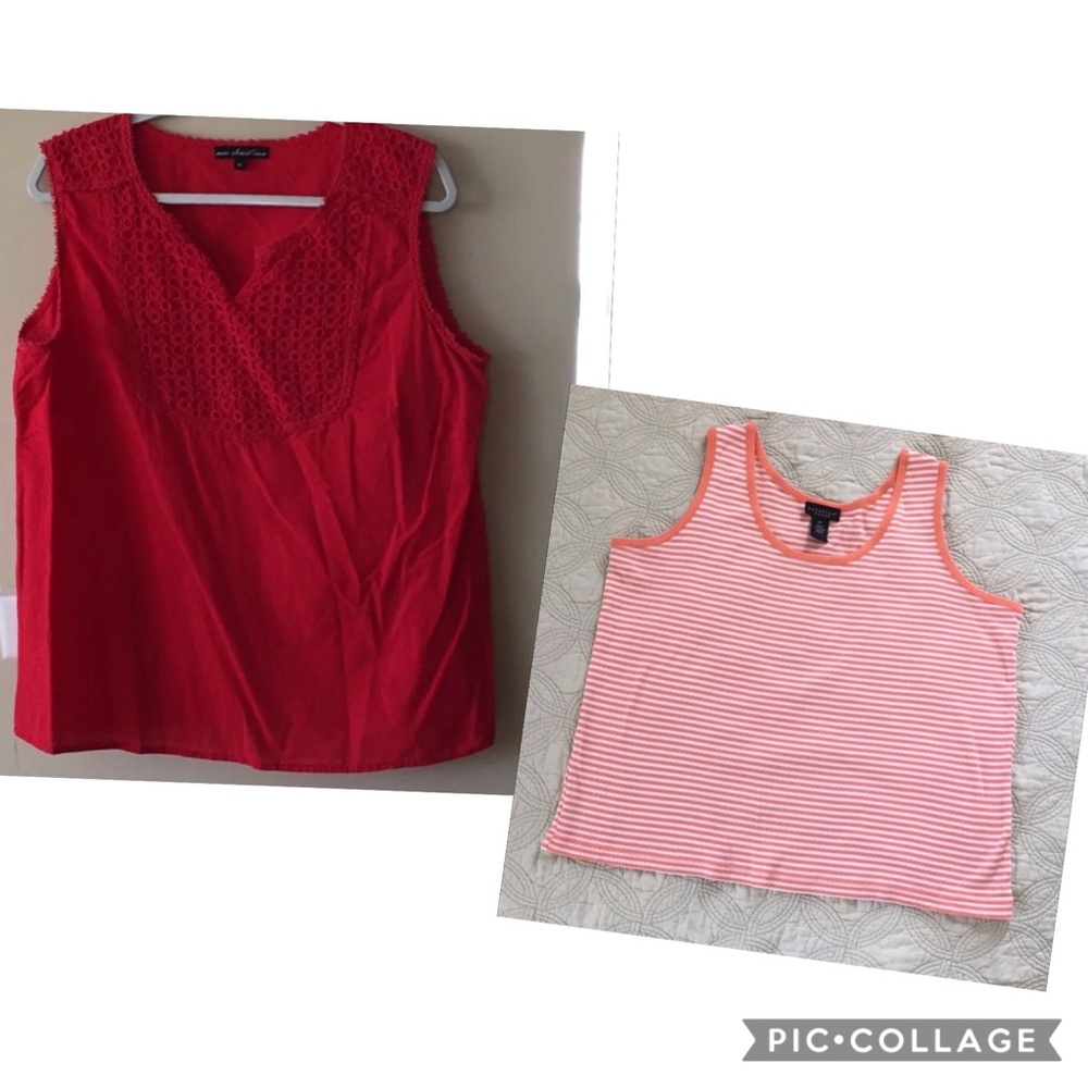 1X bundle of 2“Rafaella” & “ava Christine” Red Top